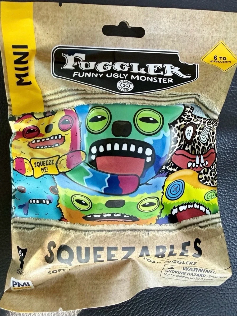 Fuggler Mini Squeezable Monster Plush - Multicolor